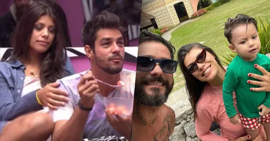 Diego e Fran estão juntos desde 2014 e são pais de Enrico, de 3 anos