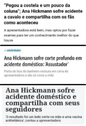 Imagem ilustrativa da imagem Após agressão, fãs relembram acidentes 'suspeitos' de Ana Hickmann