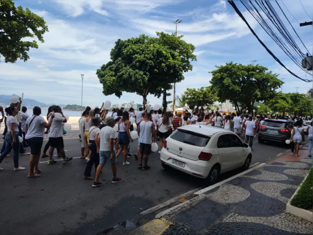 Manifestantes clamam por mais segurança