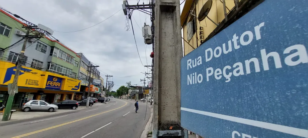 Rua Doutor Nilo Peçanha em São Gonçalo