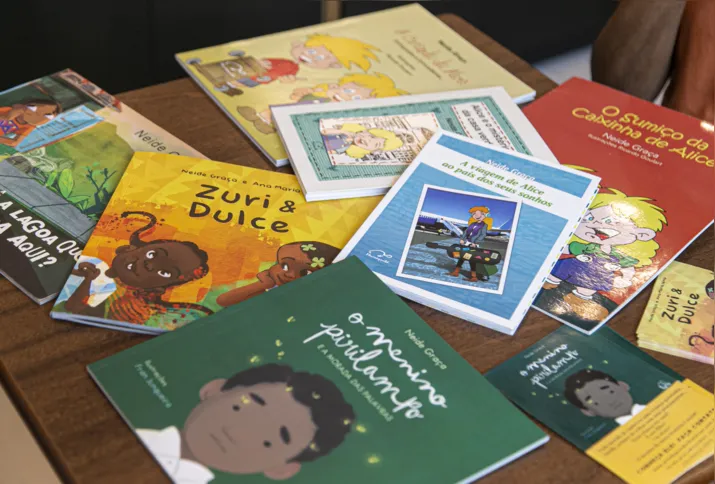 Neide tem sete livros publicados e um a caminho, todos voltados ao público infantil