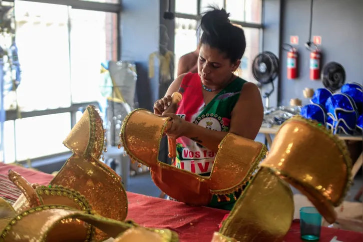 “A construção do nosso carnaval está totalmente dentro do planejado", afirma carnavalesco