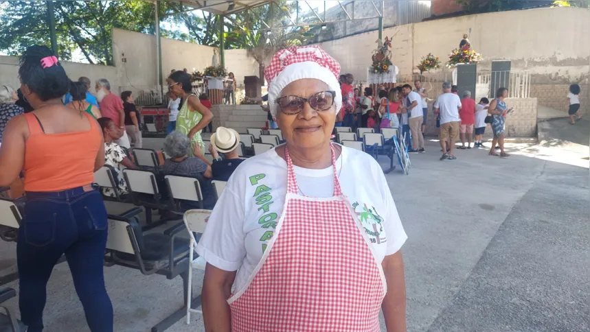 Igreja em Lindo Parque teve angu à baiana no almoço