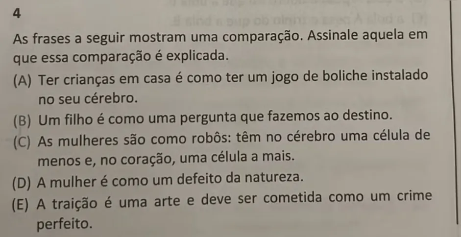 Prefeitura disse que repudia qualquer conteúdo ofensivo na prova