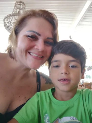 Roberta de Souza é mãe do Murilo, de 5 anos