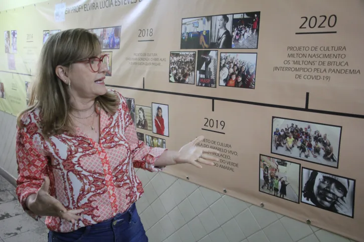 Silvana Capobiango é diretora da escola desde 2012, quando a unidade de ensino foi inaugurada