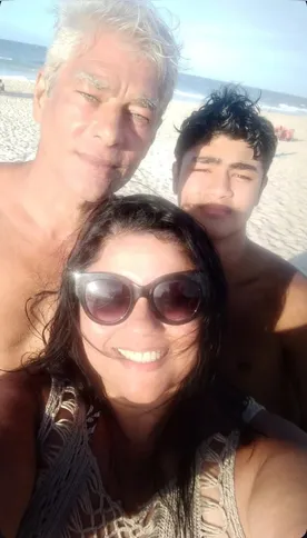 Graciane, Maurício e Manuel