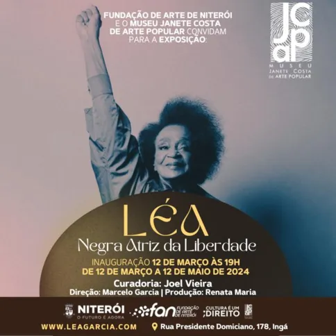Imagem ilustrativa da imagem Exposição 'Léa Negra Atriz da Liberdade' estreia em Niterói