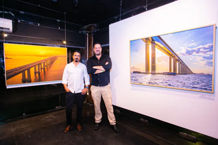 Fotógrafos Antonio Schumacher e Leandro Souza