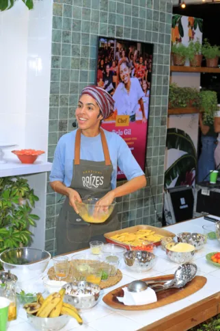 Festival teve a presença de chefs como Bela Gil, Maristella Sodré e Raquel Novais, com a curadoria da cozinha show com a chef Paula Salles, as duas últimas ex-participantes do Masterchef