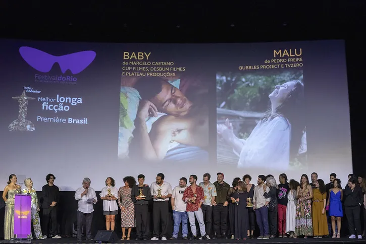 Os longas "Baby" e "Malu" foram os grandes premiados da noite