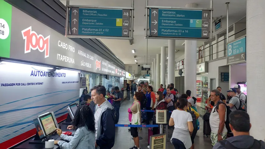 Imagem ilustrativa da imagem Fluxo de passageiros no Terminal Rodoviário de Niterói aumenta para o feriado de Corpus Christi
