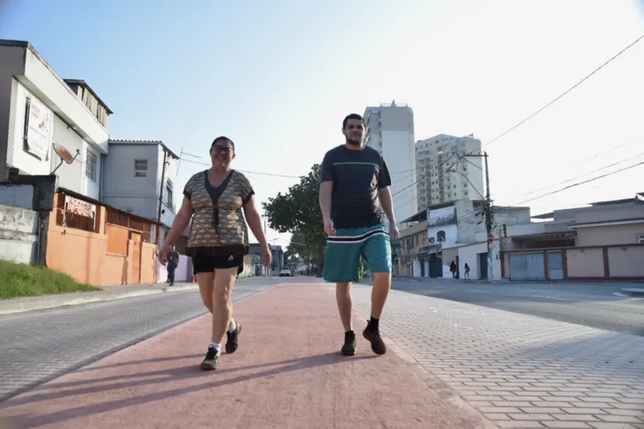 Pedro Gomes e Cristiane Filgueiras