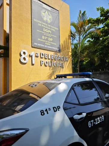 Suspeito e drogas foram levadas para 81ª DP