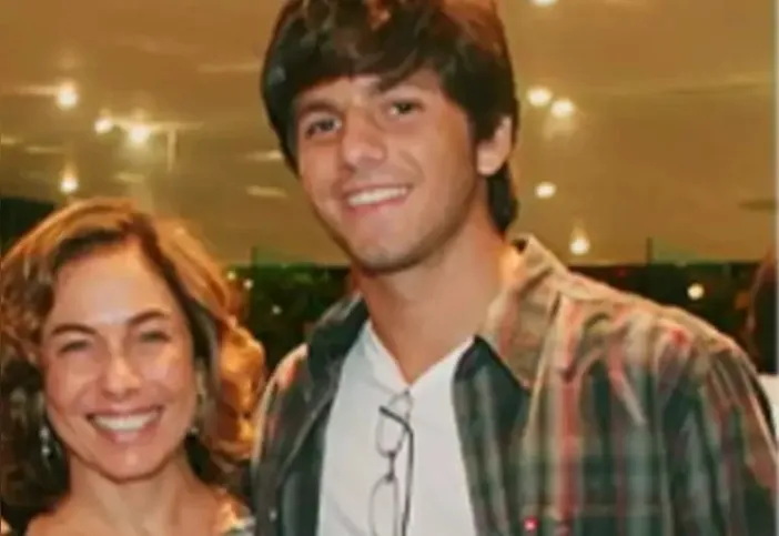 Rafael Mascarenhas e a mãe Cissa Guimarães