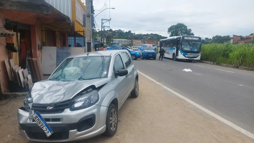 Condutor ficou em choque após acidente