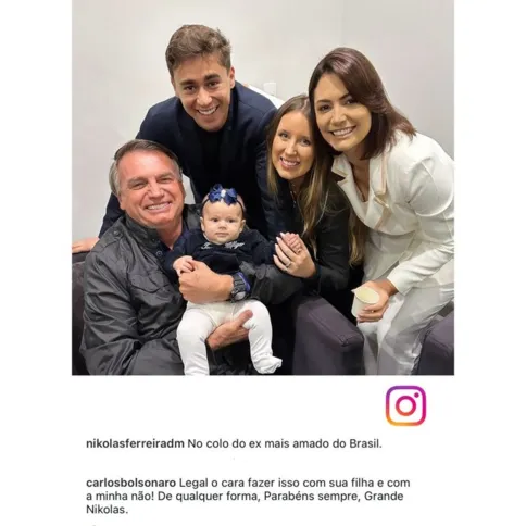 "Legal o cara fazer isso com sua filha e com a minha não!", comentou Carlos