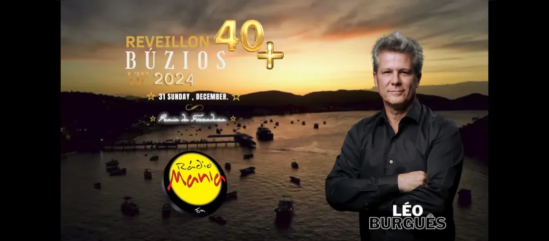 'Réveillon Búzios 40 +' está sendo organizado pelo famoso promoter Léo Burguês