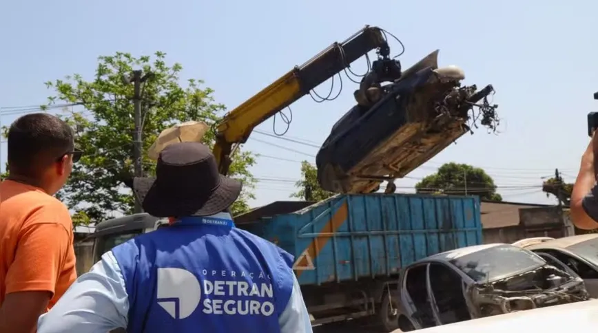 Operação do Detran começou no ano passado e já interditou 68 ferros-velhos