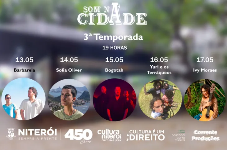 Imagem ilustrativa da imagem Projeto 'Som na Cidade' em Niterói apresenta 3ª temporada no Youtube