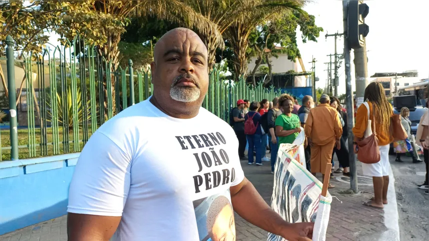 Neilton da Costa Pinto, pai de João Pedro, destacou importância de se manifestar contra a violência policial