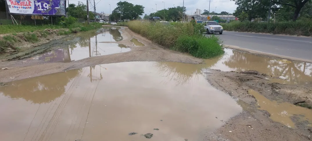 Local foi apelidado de "piscinão de São Gonçalo"