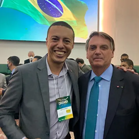 Douglas Gomes é do partido ex presidente Jair Bolsonaro