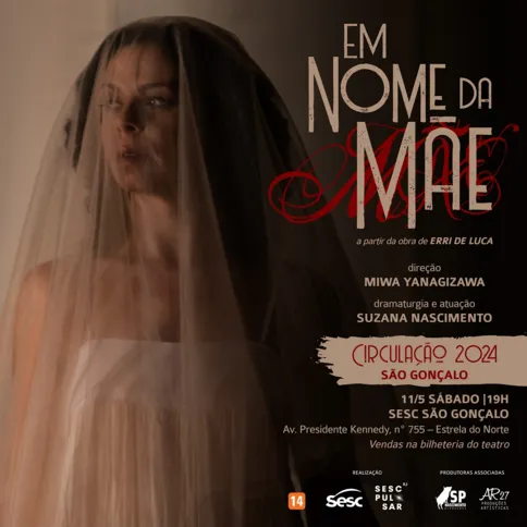 Imagem ilustrativa da imagem Sesc São Gonçalo recebe o espetáculo 'Em Nome da Mãe' em apresentação única