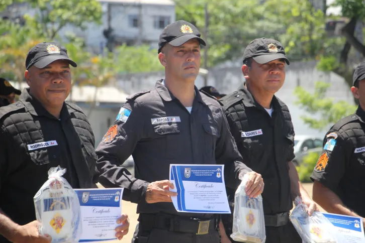 O evento contou com a presença de dezenas de militares e seus familiares