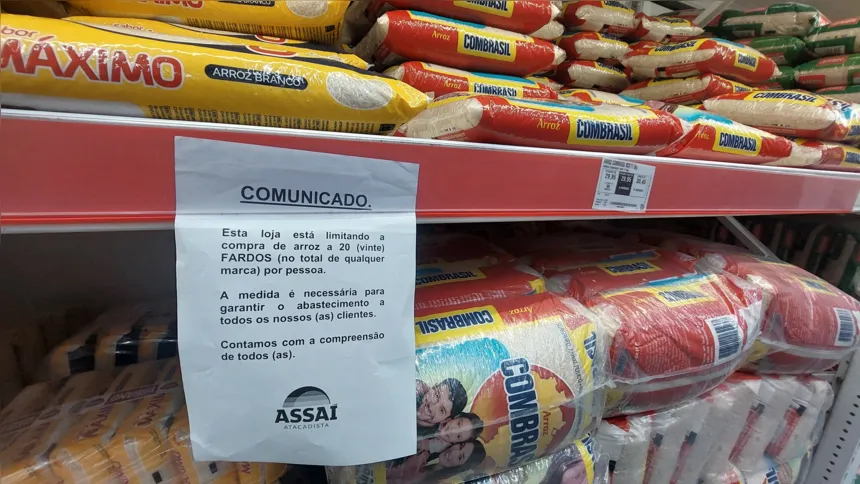 Aviso sobre a limitação de comprar por cliente