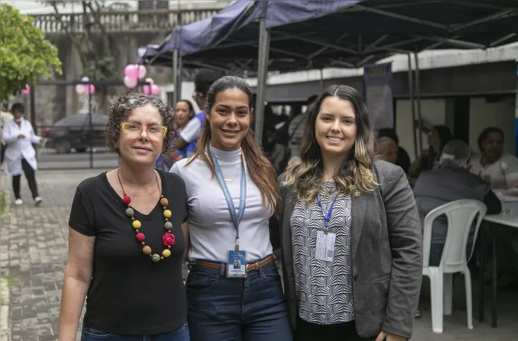 Bianca de Freitas Corrêa, Gleice Scotelaro e Soyla Souza destacam a importância da ação integrada