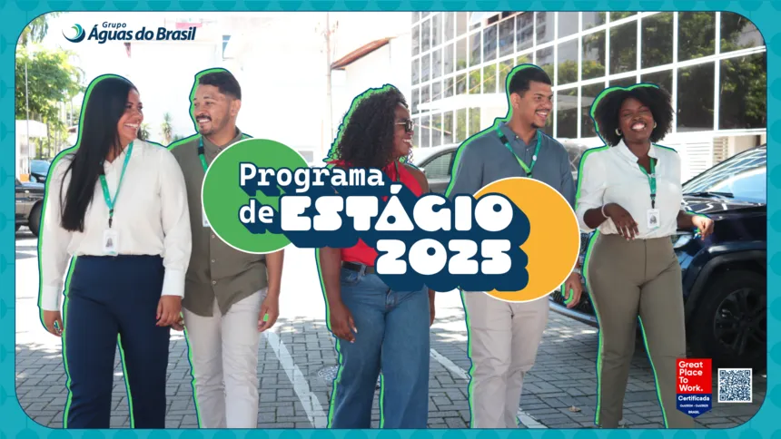 Programa de Estágio da Águas de Niterói.