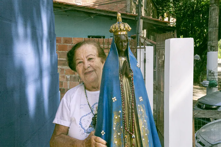 Aos 82 anos, Ciléia pôde realizar o que chama de "sonho que faltava"