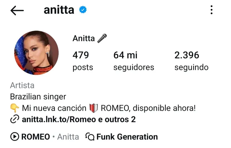 A mulher mais seguida no Instagram no Brasil