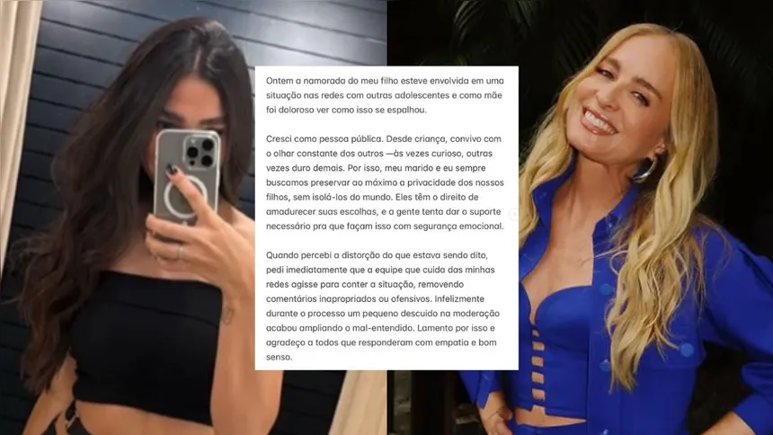 Angélica ainda afirmou que é “doloroso ver como isso se espalhou”