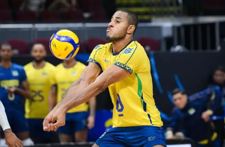 O Brasil foi derrota pela Sérvia no Mundial de vôlei