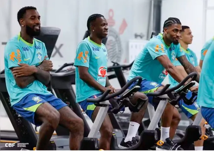 Titulares no último jogo da Seleção ficaram na academia