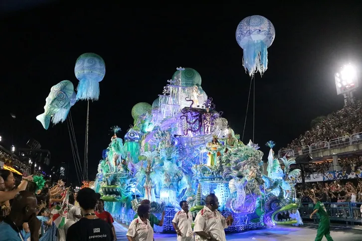 Grande Rio também fez desfile arebatador