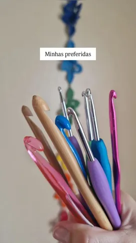 Material usado por Patrícia Dias para confeccionar as peças em crochê