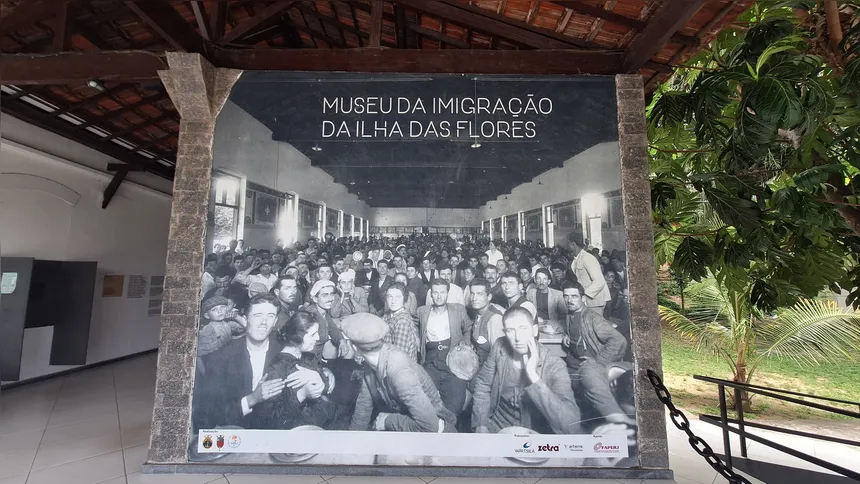 O Museu da Imigração fica localizado no bairro de Neves, em São Gonçalo