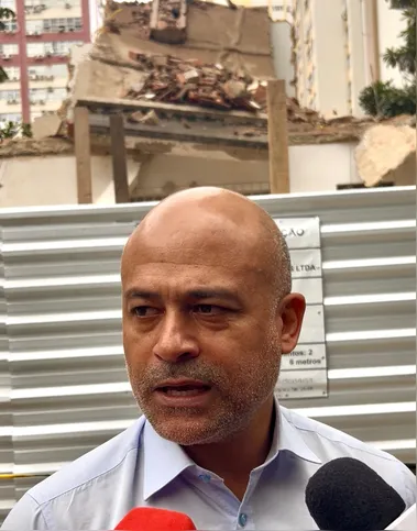 secretário de Defesa Civil de Niterói e Coronel de Bombeiros, Walace Medeiros
