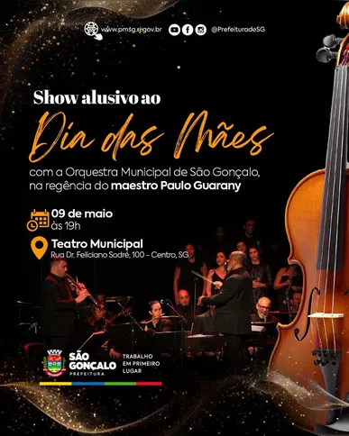 Dia das mães com a Orquestra Municipal de São Gonçalo
