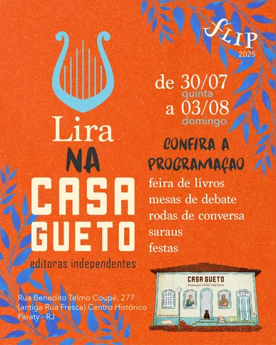 A Revista Lira estará presente na Casa Gueto