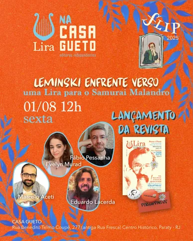 A Revista Lira existe em Niterói há 3 anos