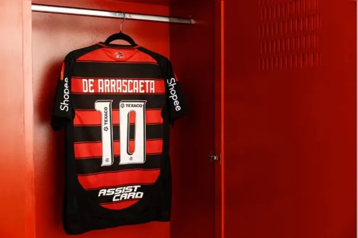 Detalhes da camisa de 2025 do Flamengo