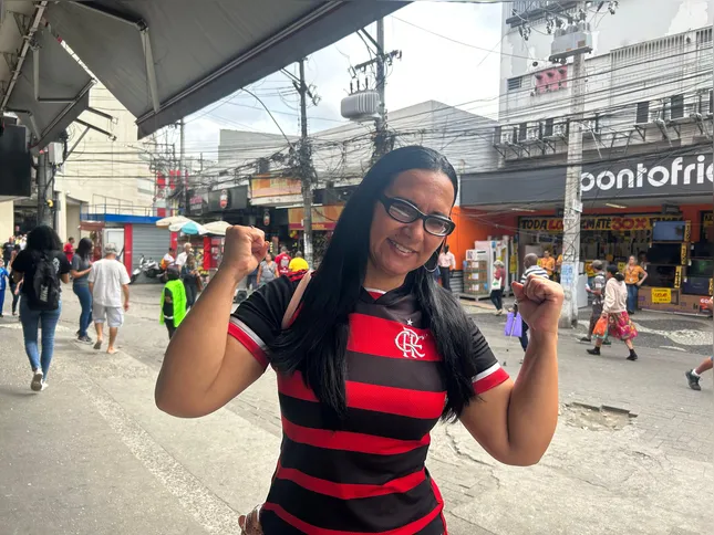 Para a torcedora a defesa do Flamengo não teve muito trabalho na última partida