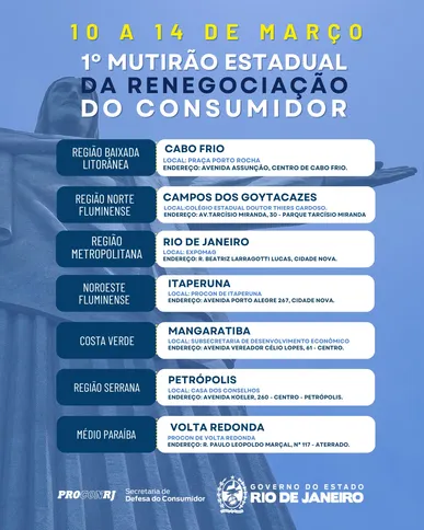 Além da renegociação de dívidas, a programação gratuita da II Semana do Consumidor contará com palestras e painéis abordando temas como protagonismo femininoAlém da renegociação de dívidas, a programação gratuita da II Semana do Consumidor contará com palestras e painéis abordando temas como protagonismo feminino