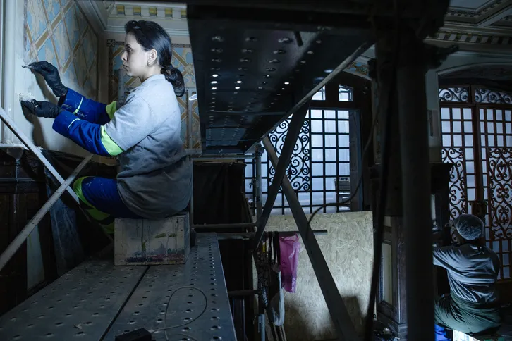 Ao visitar o canteiro de obras, o secretário de Infraestrutura e Obras Públicas, Uruan Andrade, enfatizou o desafio de uma restauração como essa