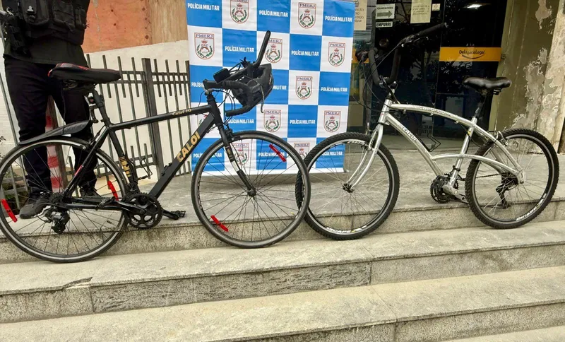 Bicicletas furtadas foram recuperadas e levadas à Delegacia