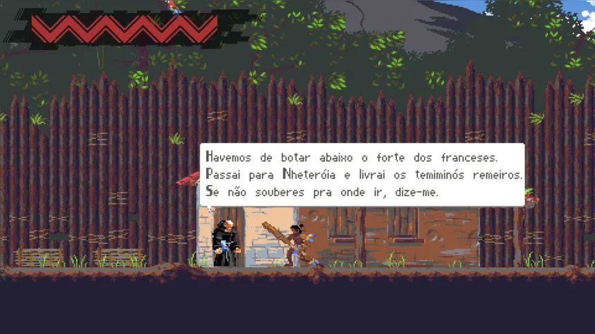 Jogo é inspirado pela história do líder indígena Araribóia e o episódio da tomada do Forte Coligny no século XVI